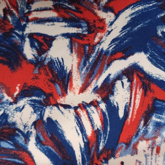 Women's Tahari 4th of July American Red White & Blue Sleeveless Blouse Size XS - Picture 7 of 8